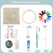 DIY Punch Needle Kit – Brown Horse in Green Grass Embroidery Set for Beginners with Hoop, 20x20cm Handmade Wall Art Craft for Stress Relief and Home Decor